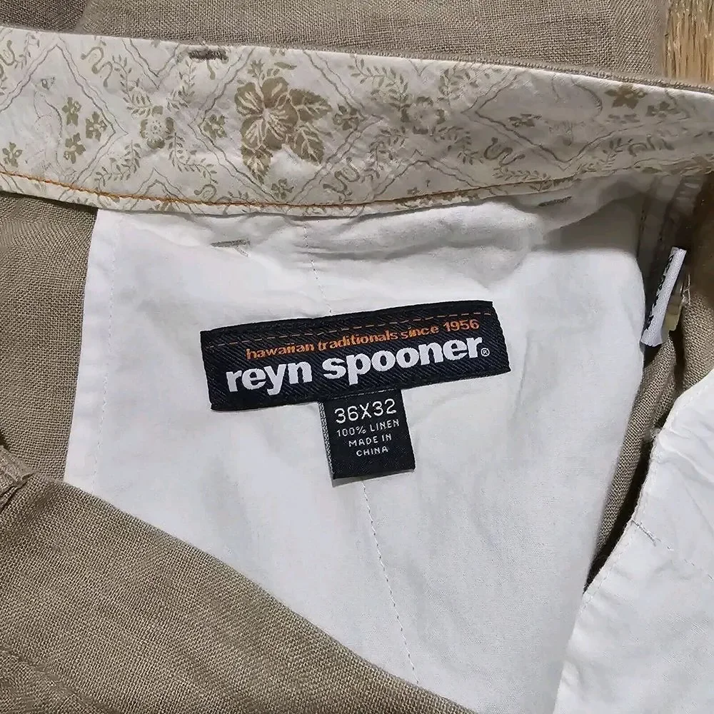 Reyn Spooner Mens linen Chino Pants 36x29‎